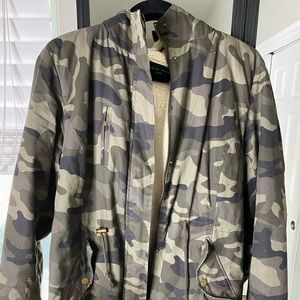 Camo, Sherpa lined women’s jacket